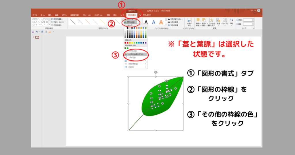 葉っぱの書き方31