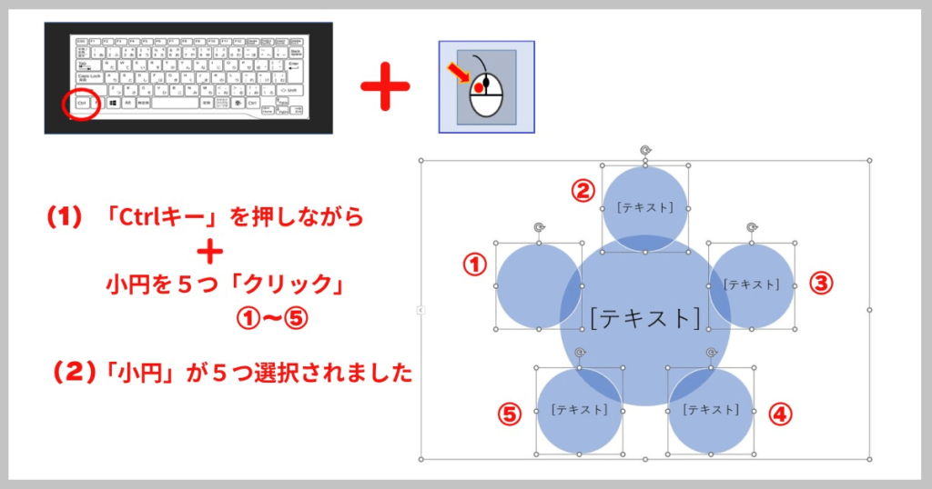 「基本の花」をパワポで描こう⑦-1