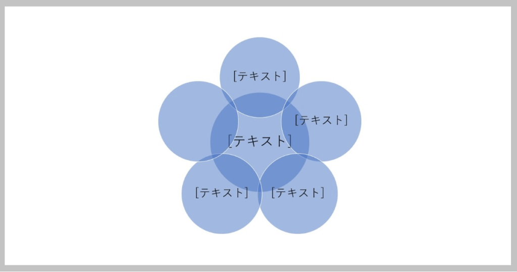 「基本の花」をパワポで描こう⑨-3